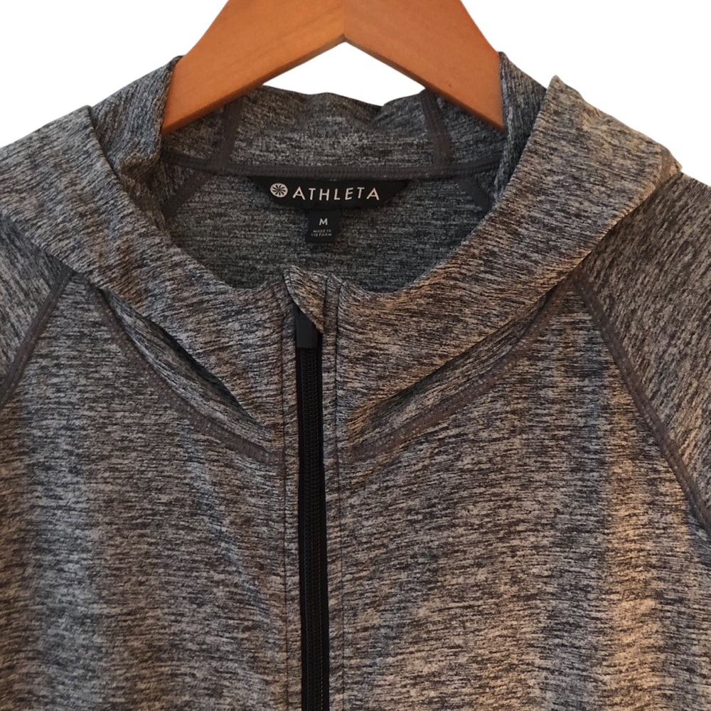 Athleta Hooded Full Zip Performance Tech Jacket - image 4